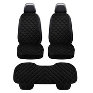 Kit 3 Capas Protetoras Suede para Banco de Carro - Elegância e Conforto Marrom - imagem 1
