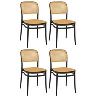 Kit com 4 Cadeiras de Jantar Roma - Design Moderno, Empilháveis e Fáceis de Limpar - imagem 1