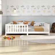 Cama Montessoriana Infantil Eva - Grade de Proteção, Madeira Natural, Design Moderno - imagem 4