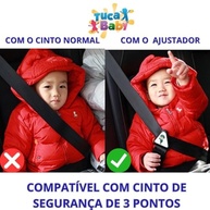 Ajustador de Cinto de Segurança Infantil: Conforto e Segurança para Crianças no Carro - imagem 4