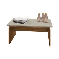 Mesa de Centro Moderna Lilibeth - Design Elegante Off White/Naturale - imagem 5