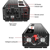Inversor de Potência XIJIA 3000W Onda Senoidal Pura 24V para 220V - Energia Confiável para Carro e Acampamento - imagem 4
