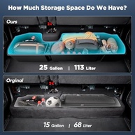 Organizador de Assento Traseiro para Chevy Silverado & GMC Sierra 1500/2500HD/3500HD (2019-2025) - imagem 5