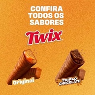 Chocolate Twix Original - Caixa com 30 unidades de 15g - imagem 3