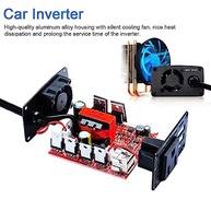 Inversor de Carro 150W 12V p/ 110V: Energia Confiável para Sua Jornada - imagem 4