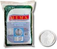 Bicarbonato De Sódio 5 Kg- Hema/kit 5 Pacotes De 1kg - imagem 2