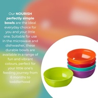 Vital Baby Nourish - Conjunto de Tigelas Coloridas para Refeições Práticas e Divertidas - imagem 5