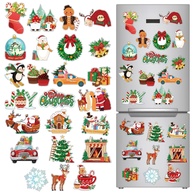 Decoração de Natal Magnética para Carro e Geladeira - 24 Peças Festivas! - imagem 1