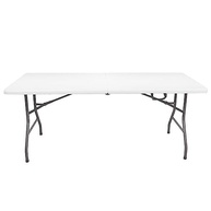 Mesa Dobrável 1,8m +GardenLife - Portátil com Alça e Pernas de Aço | Ideal para Eventos e Festas - imagem 5