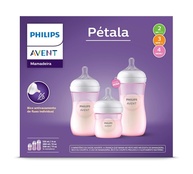 Kit Mamadeiras Philips Avent Pétala com Bicos de Diferentes Fluxos - Rosa - imagem 1