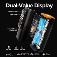 Compressor de Ar Portátil Digital 200 PSI: Inflador de Pneu Sem Fio com Luz LED e Desligamento Automático - imagem 3
