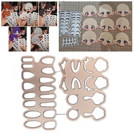 Molde para Cortar Olhos de Boneca - Ferramenta Reutilizável em Metal para Artesanato Preciso - imagem 5