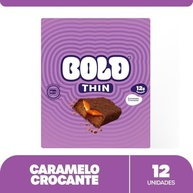 Barra de Proteína BOLD Snacks Thin Caramelo Crocante (12g de Proteína) - Caixa com 12 unidades - imagem 4