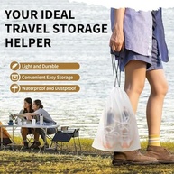 Bolsas Transparentes para Sapatos de Viagem 40x30cm - Conjunto à Prova D'Água com Cordão - imagem 4