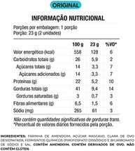 Protein Cookie Bar de Amendoim Sem Glúten Sem Lactose, 12 pacotes de 23g - Croquinole - imagem 2