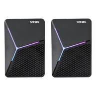 Caixa de Som Gamer Vinik Star 6W 2.0 LED Rainbow: Imersão e Estilo para Seu Setup! - imagem 3
