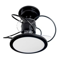 Ventilador de Teto Treviso Preto com LED e Controle Remoto - Iluminação e Refrescância em Um Só Produto - imagem 2
