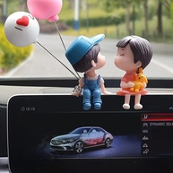 Decoração de Carro: Casal de Desenhos Animados Fofos para Painel - Toque Romântico e Divertido - imagem 5