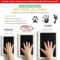 Almofada de Tinta Clean Touch para Impressões de Bebês – Segura, Atóxica e Sem Contato com a Pele - imagem 3