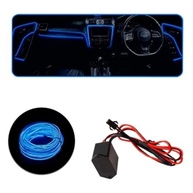 Fita de LED Neon Flexível Azul Cristal 5m 12V - Iluminação Tuning e Decorativa - imagem 4