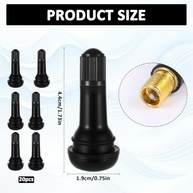 Kit 20 Hastes de Válvula TR413 para Pneus Sem Câmara - Durabilidade e Segurança para Seu Veículo - imagem 3