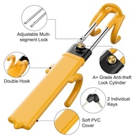 MONOJOY Trava de volante preta, Amarelo, Large, Trava de volante - imagem 3