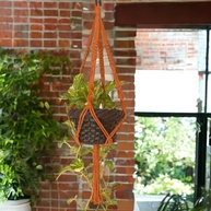 Suporte de Corda Macramê 70 cm para Vasos de Plantas - Decoração Elegante e Sustentável - imagem 2