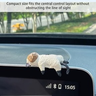 Decoração de Painel de Carro: Kit 4 Gatinhos Fofos para Personalizar seu Veículo e Mesa - imagem 5
