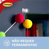 Gancho Adesivo Transparente 3M Command para Decorações de Natal - 6 Unidades, Sem Danificar Superfícies - imagem 4