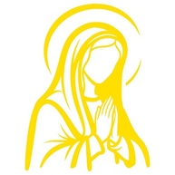 Adesivo Decorativo Nossa Senhora - Paz e Proteção para Seu Lar, Carro e Notebook | Vários Tamanhos - imagem 3