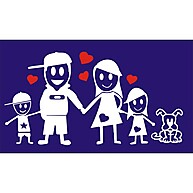 Adesivo Família: Decore com Amor! 🐶❤️ - imagem 2