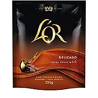 Café LOR Delicado 250g: 100% Arábica Torrado e Moído - imagem 1