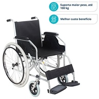 Cadeira de Rodas Dobrável em Aço D100 Dellamed - Mobilidade e Conforto com Design Moderno - imagem 3