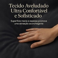 Sofá Poltrona Puff Inflável Deluxe Aveludado Gigante - Impermeável, 100kg, com Bomba Inclusa - imagem 4