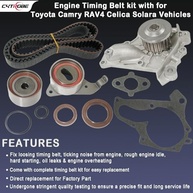 Kit Correia Dentada + Bomba D'água Toyota Camry, RAV4, Celica, MR2, Solara 2.0L/2.2L (3SFE/5SFE) - imagem 5
