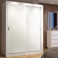Guarda-Roupa Solteiro Denver 2P Madesa | Design Moderno com Pés Ajustáveis - imagem 3