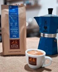 Café Especial Descafeinado Grãos 250g - Cafeína Extraída Naturalmente - imagem 3