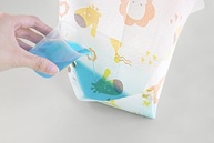 Babador Descartável Absorvente Bolso Coletor 20UN Verde/Cinza - Marcus & Marcus - imagem 5