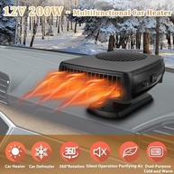 Desembaçador e Aquecedor de Carro 12V Portátil 200W: Visibilidade e Conforto Instantâneos - imagem 5