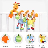 Mobile Musical Girafa Bebê Espiral para Carrinho: Diversão e Desenvolvimento! - imagem 3