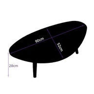Mesa de Centro Orgânica com Pés Palito em Madeira 90x52cm - Design Natural e Moderno - imagem 4