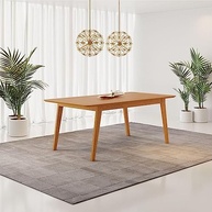 Mesa de Jantar Retangular 6 Lugares Elegance Cinamomo – Design Sofisticado e Durabilidade - imagem 2
