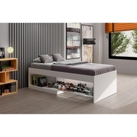 Cama Solteiro Laura com Sapateira e Nicho – Design Moderno e Funcionalidade Completa - imagem 5