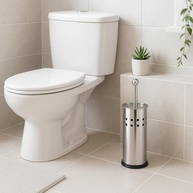 Escova Sanitária Inox Premium 2 Peças - Design Moderno com Base Antiderrapante - imagem 3