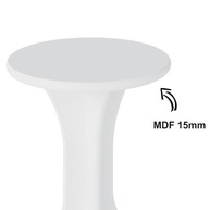 Mesa de Apoio 100% MDF KIN Branco - Design Moderno e Resistente - imagem 4
