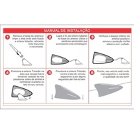 Antena Barbatana Shark para Jeep Renegade, Compass e Cherokee: Design Moderno e Recepção AM/FM Superior (Branca) - imagem 4