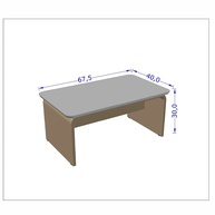 Mesa de Centro Moderna Lilibeth - Design Elegante Off White/Naturale - imagem 2