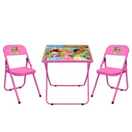 Conjunto Mesa Infantil com 2 Cadeiras Dobráveis - Design Moderno e Resistente da Açomix - imagem 1