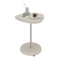 Mesa de Apoio Triangular em MDF com Base Dourada - Design Sofisticado para Ambientes Modernos - imagem 4