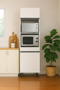 Paneleiro 2 Portas para Forno e Microondas Veneza - Design Moderno e Funcionalidade - imagem 3